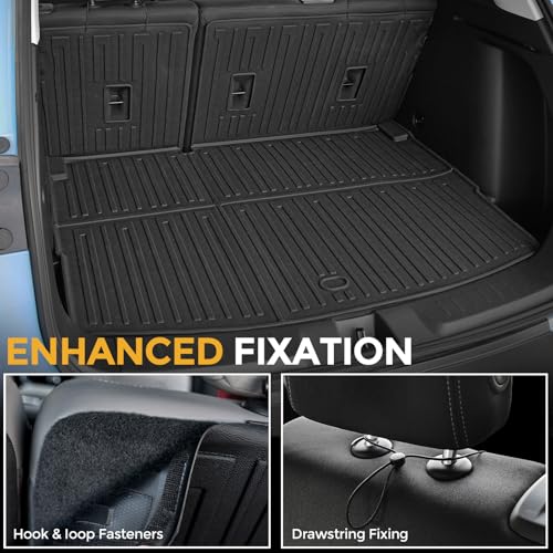 Cargo Mat for 2021-2026 Chevy Trailblazer (AWD & FWD) Accessories, Full Coverage All Weather Trunk Cargo Liner with Backrest Protectors