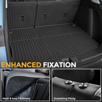 Cargo Mat for 2021-2026 Chevy Trailblazer (AWD & FWD) Accessories, Full Coverage All Weather Trunk Cargo Liner with Backrest Protectors