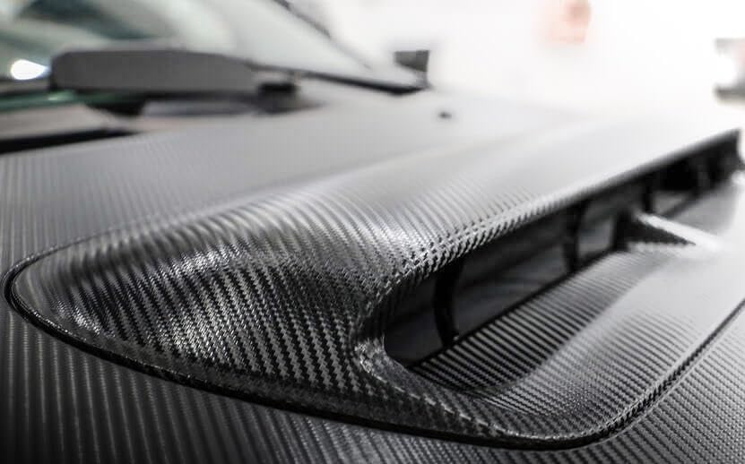 Vinyl Wrap 2080, CFS12 Carbon Fiber Finish 0.5" to 8" Wide, up to 75ft Long Air Release Technology for Chrome Delete, Car Detailing, Home DIY Projects (Carbon Fiber, 1 Inch x 5FT) - size: 1 Inch x 5FT