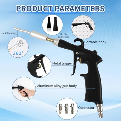 Car Cleaning Gun Detailing Interior Dryer Air Blow Gun|Car Detailing Kit Interior Cleaner|High Pressure Blower Gun|Car Cleaning Kit for Swiftly Removing Dirt an Dust with Air Flow - size: Size1