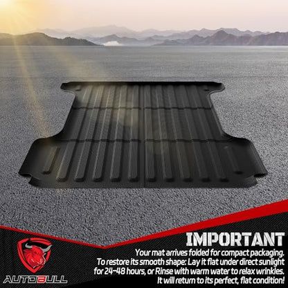 Truck Bed Mat Bed Liner Fit for Ram 1500/1500 RHO 2019-2026 & RAM 1500 Classic 2019-2024 Short Bed (5.7 FT / 67.4inches) Not for Rambox, All Weather Protection TPE Pickup Car Bed Mat - style: 12)2019-2026 |Ram 1500 Short Bed Mat (5.7 FT / 67.4” Bed)