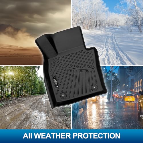 Peleus Floor Mats for Mazda CX-50 CX50 2023-2026 (Non Hybrid),TPE All Weather Protection 2 Rows Car Floor Liners with Cargo Liner Backrest Mat for Mazda CX-50 CX50 Trunk Mat+Backrest Mats+Floor Mats - style: For Mazda CX-50 2023-2026