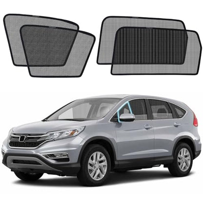 CRV Specific Side Window Sun Shades, 2017-2022 Vehicle Interior Shade for Baby Mesh Covers, Breathable, UV Protection and Heat Insulation (CRV（2017-2022）, Front+Rear side-4pcs) - size: Front+Rear side-4pcs