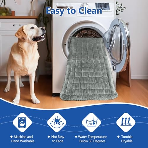 Thickened Dog Bed for Car Back Seat, Upgraded Bottom Non-Slip, Fits Hard Bottom car seat Cover for Dogs, Premium Dog Car Seat Cover - color: Light Gray