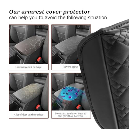SKTU for 2026 Kia K4 Hatchback Center Console Cover for 2025 2026 Kia K4/2026+ Kia K4 Hatchback Armrest Cover Kia K4 2025 2026 Accessories Soft Console Cushion [Thicken] 2026 K4 Hatchback Seat Box Pad - color: 2025+ K4/2026+ K4 Hatchback Thicken