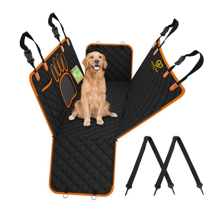 Cudloo Dog Car Seat Cover for Pets 100% Waterproof Seat Cover Anti Tear Dog and Cat Hammock 600D Heavy Duty Scratch Proof Nonslip Pet Seat Covers for Cars, Trucks and SUVs