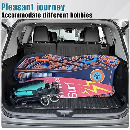 Floor Mats Cargo Mat with Backrest Mat for 2024 2025 2026 Toyota Grand Highlander 7 Seat Car Mat Accessories, All Weather TPE Cargo Liner Trunk Mat (Grand Highlander-Full Set) - size: Grand Highlander-Floor Mats Set
