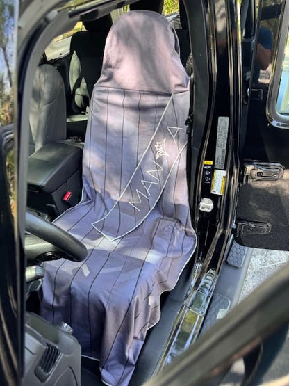 THE HydroGUARD-Microfiber SEAT & Seatbelt Protector - Onyx - color: Gray
