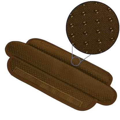ZINZ Ultra Thick & Breathable Universal Shoulder Pad Cushion for Bag - Long & Comfort - color: Coffee