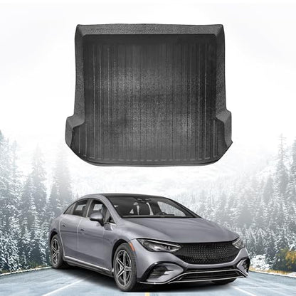 Premium Cargo Liner for Mercedes-Benz AMG EQE 350 4Matic EQE 500 4Matic Trunk Layout Behind 2nd Row SUV 2023-2026 - 100% Protection - Custom Fit Car Trunk Mat - 3D Shaped Laser Measured Trunk Liners