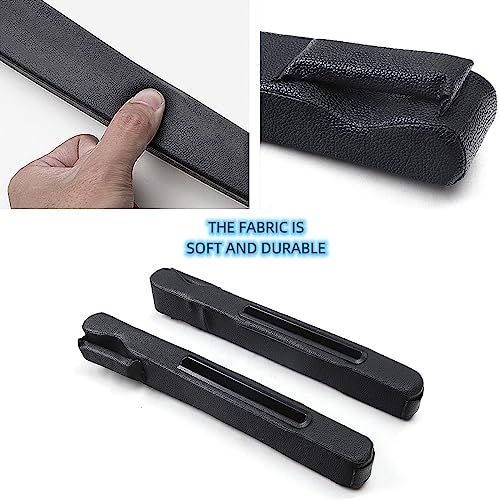 2 Pack Car Seat Gap Filler Organizer for Driver Side and Passenger Side Auto Center Console Side Filler Filler for Car Front Seat (Black 2 pcs) - color: Black- 2 pcs