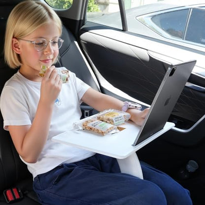 Car Desk for Laptop Computer Tablet iPad iPhone Book for Driver Passenger Seat, Adjustable Portable Car Seat Tray Table Laptop Stand for Car Vehicle Camping Travel