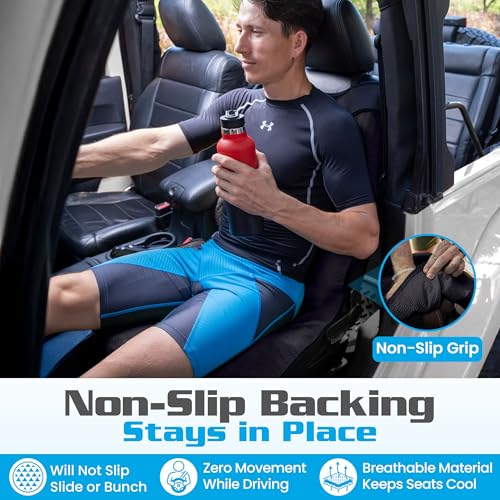HAPPEGEAR Happeseat Waterproof Car Seat Cover & Protector – Universal Fit Car Seat Towel Cover – Non-Slip Backing, Easy Install & Storage, Machine Washable, Fits Front & Back, Black - color: Black