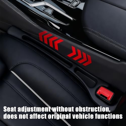 Car Seat Gap Filler Organizer 2 PCS Black Universal Seat Gap Plug Blocker Anti-Drop Console Catcher Phone Keys Storage for Car Truck SUV Auto Accessories Style2 - size: Style 2