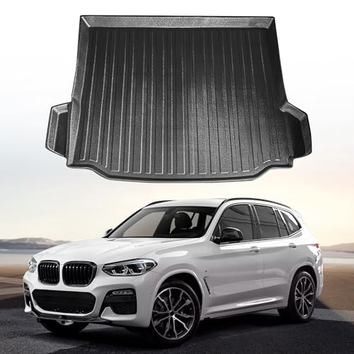 Premium Cargo Liner for BMW X3 - 100% Protection - Custom Fit Car Trunk Mat - All-Season Cargo Mat - 3D Shaped Laser Measured Trunk Liners - size: 2018-2025 Equipped with Spare tire