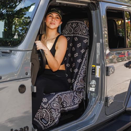 Sprints Athletic Running Towel, Full-Sized, Car Seat Cover - Performance Microfiber (Paisley Probs) - color: Paisley Probs