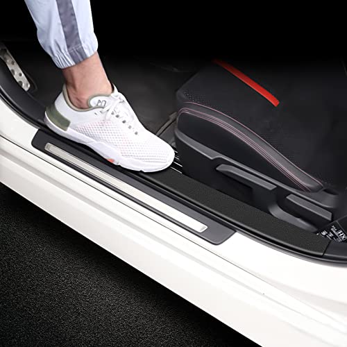 KUNGKIC for Subaru BRZ Toyota GR86 2021 2022 2023 2024 2025 PU Car Door Edge Guards Sill Protector Stickers Film Anti-Collision Scuff Plate Cover All Weather Interior Accessories