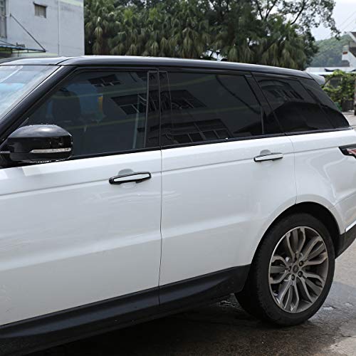For Jaguar XE XF F-Pace E-Pace X761 Car ABS Carbon Fiber Style Exterior Door Handle Cover Trim For Land Rover Range Rover Sport Vogue Evoque Discovery Sport Discovery 5