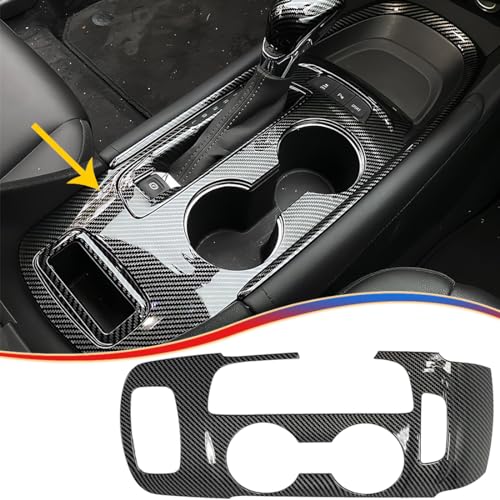 MUXEE Center Console Frame Gear Shift Panel Cover, for Chevrolet Malibu 2016-2022 2023 2024 - ABS Carbon Fiber Sport Interior Trim Full Set Accessories（NOT FIT LS,LS Fleet,L,RS Model） - color: carbon fiber