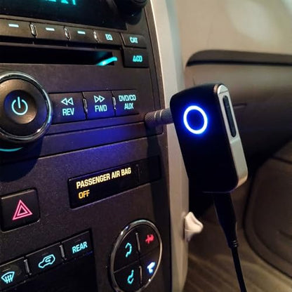 Bluetooth AUX Adapter for Car,3.5mm Wireless Receiver AUX Bluetooth Car Adapter,Hands-Free Call for Cars, Speakers, Stereo Systems and Headphones - color: A16