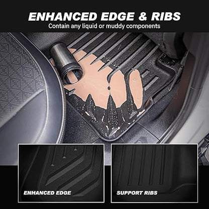 Premium MAXPRO Floor Mats for Toyota RAV4 2019-2025 RAV4 Hybrid 2019-2025 RAV4 Prime 2021-2025 1st&2nd Row All Weather Waterproof TPE Floor Liners Car Floor Mats Automotive Floor Mats RAV4 Accessories - size: 2019-2025 Toyota RAV4 Hybrid 1st & 2nd Row
