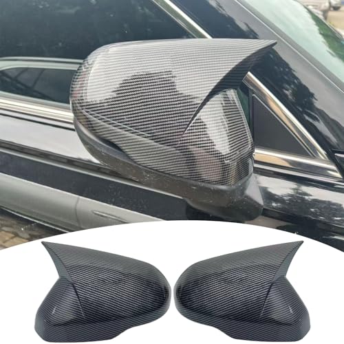 Side Mirror Cover,for Honda CRV 2023 2024 2025 2026, Carbon Fiber Side Rear Mirror Covers Body Kit Accessories for Cars(with Turn Signal) - color: carbon fiber, size: For 2023-2026 Honda CRV (With Turn Signal)