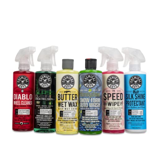 Chemical Guys HOL126REF Arsenal Builder Car Wash Foam Blaster Car Care Cleaning Chemical Refill Kit (6-16 fl oz Products) Great for Cars, Trucks, SUVs, Motorcycles, RVs, Jeeps & More - style: HOL126 Refill