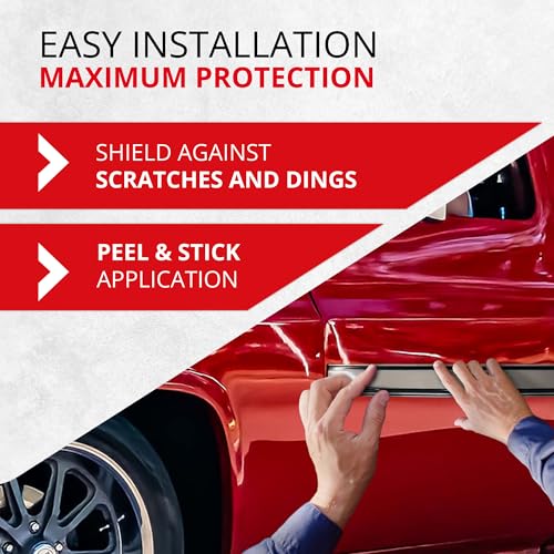 All-Fit Automotive Replacement SB - Square Body Side Molding (2.25") – OEM Grade Chrome Trim fits 1973–1987 Chevy C10 Trucks, GMC Pickup & Suburban – Easy to Install Truck Accessories (26 Ft) - style: Square Body Trim Chrome (73-87)
