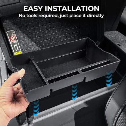 Center Console Organizer Tray Storage Box for Toyota RAV4 2026, Interior Accessories Armrest Insert Tray Storage Box for 2026 RAV 4, Black - style: 12) Fits for Toyota RAV4 2026