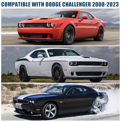 6 Layers Custom Fit Windshield Sun Shade for 2008-2023 Dodge Challenger, Foldable Car Sunshade with Storage Bag, Heat Reflective & UV Protection - size: 2008-2023 Dodge Challenger