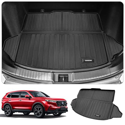 Vanseno Compatible for 2023 2024 2025 2026 Honda CRV Cargo Liner Cargo Mat Trunk Mat (Cargo Tray in Lowest Position) for Honda CRV 2023-2025 2026 Accessories Non Hybrid (Fit Lower Deck,Trunk Mat) - color: Fit 2023-2026 CRV cargo mat