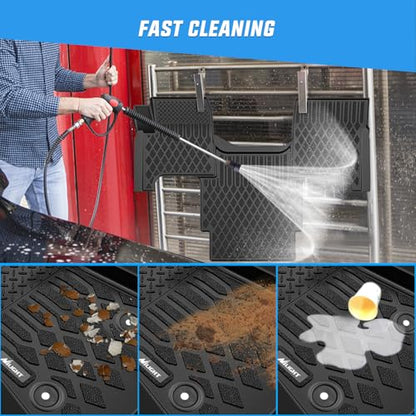 Nilight TPE Floor Mats for Volvo VNL 300 430 630 670 730 780 2004-2018 Volvo VT Models 2006-2010 All Weather Custom Fit Heavy Duty Floor Liners - color: 2004-2018 Volvo VNL
