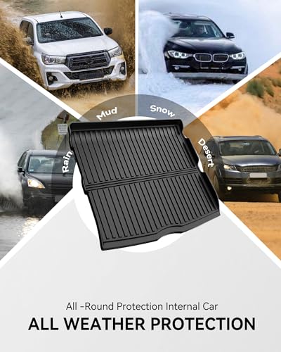 Cargo Liner Compatible with 2020-2026 Mercedes Benz GLE SUV, GLE-Class, AMG GLE 53, AMG GLE 63 S 5 Seats (Not for GLE Coupe) - AOMSAZTO Premium Trunk Mat Heavy Duty All Weather Custom Fit GLE Class - style: 3) for Mercedes Benz GLE | 2020-2026 | Cargo Lin