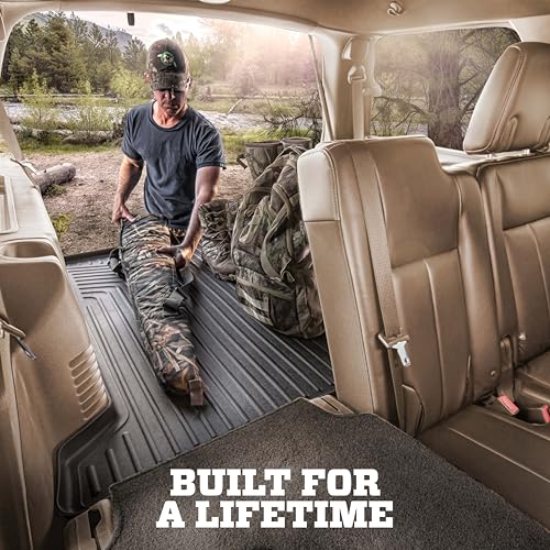 Husky Liners Weatherbeater Cargo Liner | Fits 2007-2014 Cadillac Escalade ESV/Chevrolet Suburban 1500/GMC Yukon XL 1500 | 1-pc Black - 28271