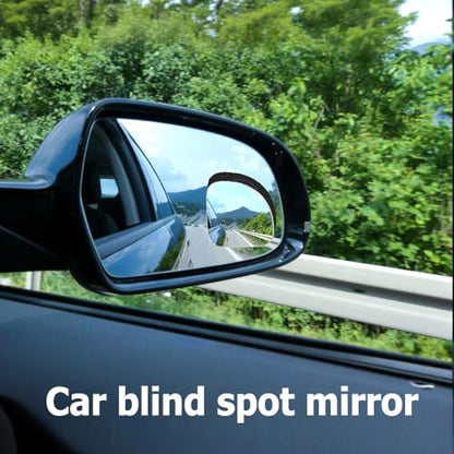 2PCS Blind Spot Mirror, Automotive Exterior Accessories, 360° Adjustable Hd Wide-Angle View For Most Cars, SUVs, Trucks (Fan-shaped Mirror) - style: Fan-shaped Mirror