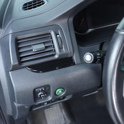 Dashboard Panel Cover Trim for Honda Pilot 2016-2022/ Passport 2019-2025/ Ridgeline 2016-2020 Accessories, Center Console Panel Strip Trim, Center Console Upper Center Pillar Trim, ABS (Glossy Black) - color: Glossy Black
