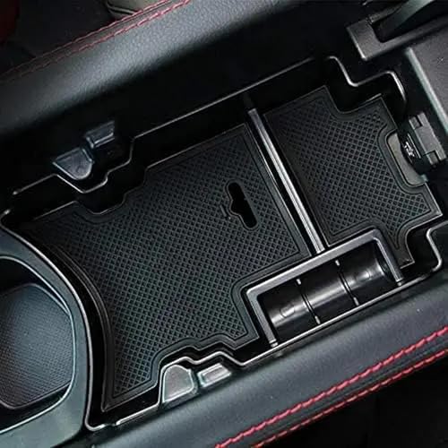 For Honda Civic 10th Gen (2016-2021) Car Center Console Armrest Storage Box Organizer Tray - Left Hand Drive (LHD) Only, Durable ABS Plastic, Easy Installation