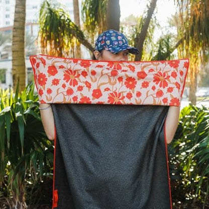 Sprints Athletic Running Towel, Full-Sized, Car Seat Cover - Performance Microfiber (Peaches & Pleasures The Small Kind) - color: Peaches & Pleasures the Small Kind