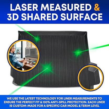 Premium Cargo Liner for BMW X3 2011-2017 - 100% Protection - Custom Fit Car Trunk Mat - Easy-to-Wash & All-Season Black Cargo Mat - 3D Shaped Laser Measured Trunk Liners for BMW X3 2011-2017 - size: 2011-2017