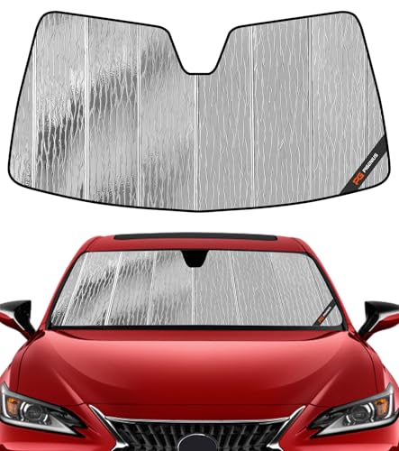 Pigenius Windshield Sunshade for Lexus ES 2019-2025 Front Window Sun Shade - AstraGuard - color: Silver, size: 2019-2025 ES