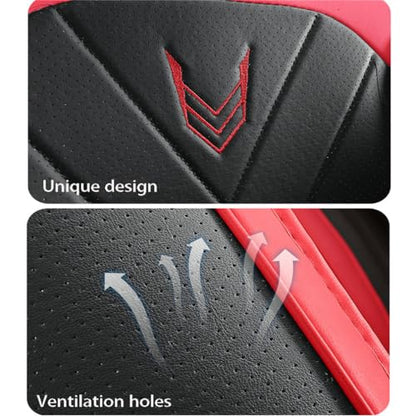 Upgraded Leather 5 Seats Car Seat Covers for Honda CR-V 2026 Vehicles Front&Rear Seat Protector Anti-Slip Durable Leather Seat Cushion White Blue