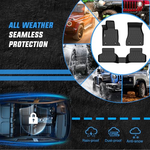 Nilight TPE Floor Mats for BMW 5 Series G30 520i 530e 530i 535i 540i 540d 550i 2017 2018 2019 2020 2021 2022 2023, All Weather Custom Fit Heavy Duty Floor Liners - color: 2017-2023 BMW 5 Series