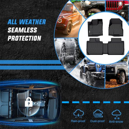 Nilight TPE Floor Mats for Chevy Equinox GMC Terrain 2010 2011 2012 2013 2014 2015 2016 2017,All Weather Custom Fit Heavy Duty Floor Liners - color: 2010-2017 Chevy Equinox GMC Terrain