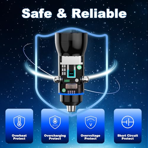 for MagSafe Car Mount with USB C Car Charger & Dual USB-C Car Power Adapter,Air Vent Dashboard Wireless Charger Phone Holder Mount for iPhone Air 17 Pro Max 16 15 14 13 12, Galaxy S25, Fast Charging
