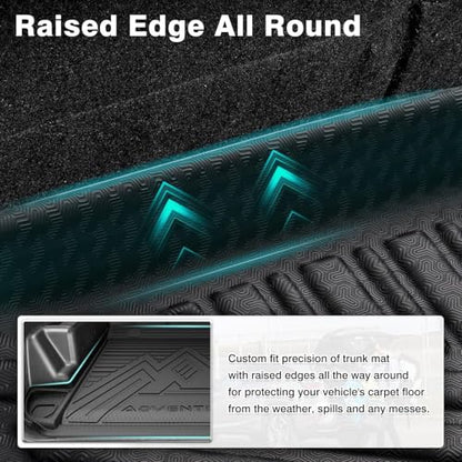 Mixsuper Cargo Liner for Toyota 4Runner 2010-2024 5 Seater (No 3rd Seat or No Sliding Cargo Deck), Trunk Mat for 4Runner Accessories Cargo Mat Rear Trunk Liner Black - size: Fit for Toyota 4Runner | 2010-2024