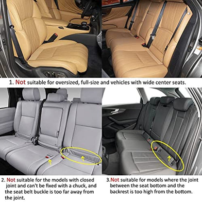 West Llama Pu Leather Car Seat Bottom Covers Protectors Include 1 Pair Front Driver Seat Pad Mat and 1 Rear Bench Cover Universal Fit 90% Vehicles,Gray - color: A-Gray, size: Universal Fit - Full Set