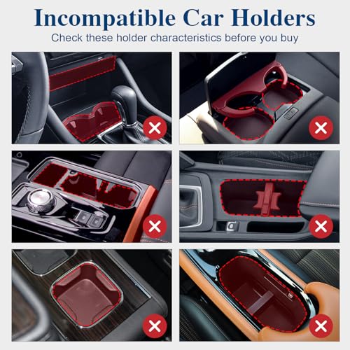 Car Cup Holder Expander, Cup Holder Extender Adapter with Expandable Arm and Adjustable Base, Compatible with Yeti Ramblers 14-64oz, Hydro Flasks 18-64oz Most Coffee Mugs Bottles & Cups - size: CUP-1pack
