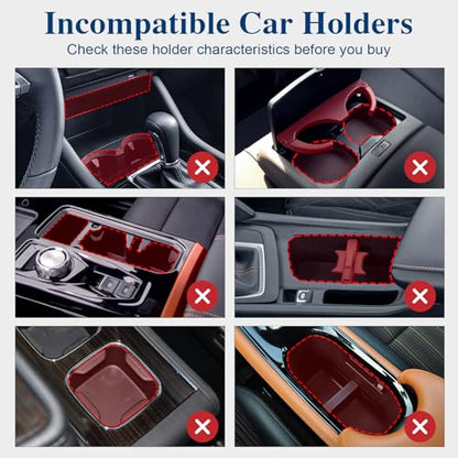 Car Cup Holder Expander, Cup Holder Extender Adapter with Expandable Arm and Adjustable Base, Compatible with Yeti Ramblers 14-64oz, Hydro Flasks 18-64oz Most Coffee Mugs Bottles & Cups - size: CUP-1pack