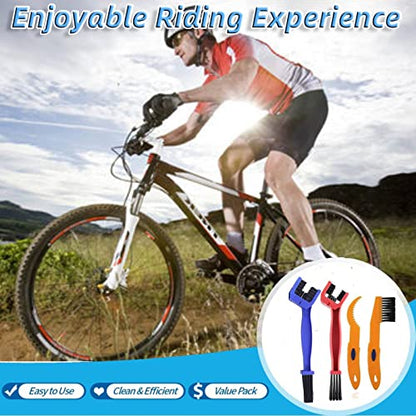 Bike Cleaning Brush Tool Kit - color: 4PCS Bike Cleaning Brush Tool Kit
