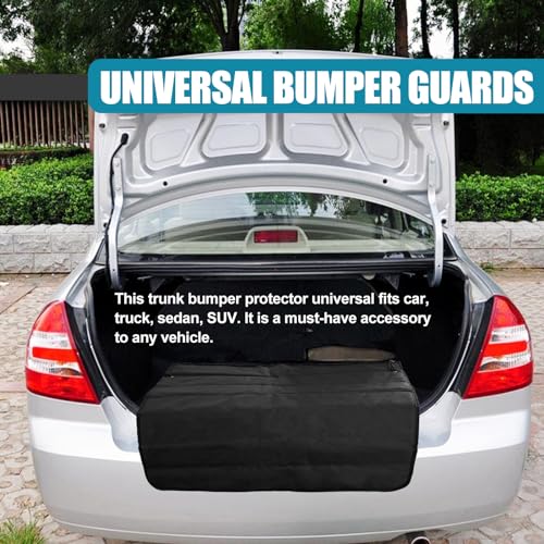 Universal Foldable Car Trunk Bumper Guard Mat Rear Bumper Protector, SUV Cargo Liner Floor Mat Liner Floor Mat Prevent Scratches, 31.4 x 25.2 Inch